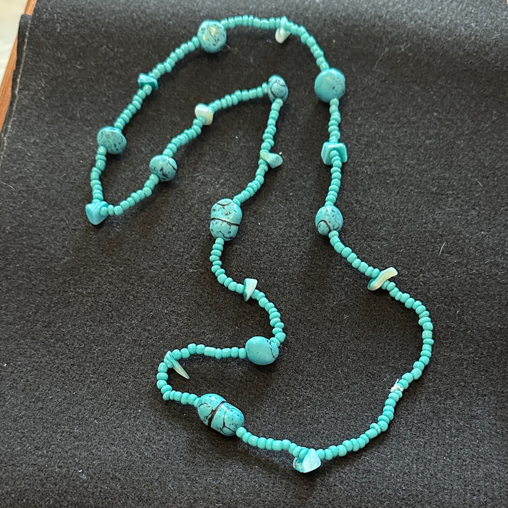 Turquoise Beaded Necklace